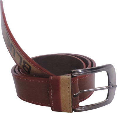 

Elligator Men Brown Genuine Leather Belt
