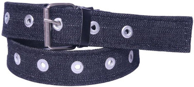 

OODI Men Black Artificial Leather Belt