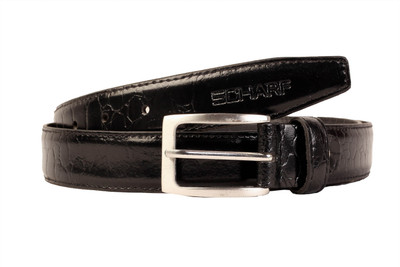 

Scharf Men Formal, Party, Evening Black Genuine Leather Belt, Black25111