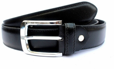 

Tops Men Formal Black Genuine Leather Belt