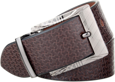 

Laurels Men Casual, Formal Brown Genuine Leather Belt, Brown-02
