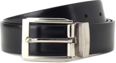 

Hidedge Men Black, Brown Metal Reversible Belt, Black and brown