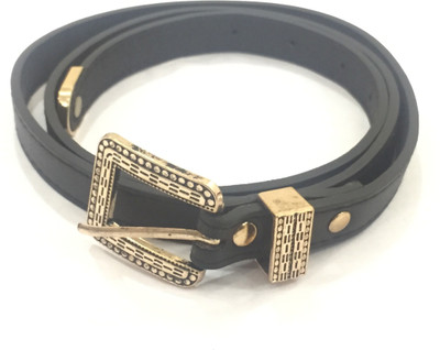 

Sir Michele Women Casual Black Artificial Leather Belt