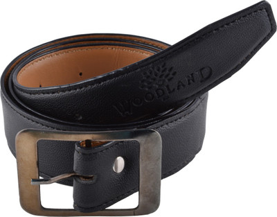 

Peacock Mundkar Men Casual Black Synthetic Belt
