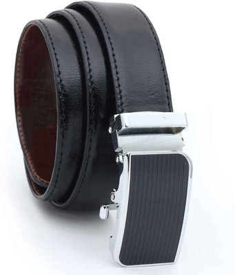 

Hawai Men Casual, Formal Black Genuine Leather Belt, Black-01
