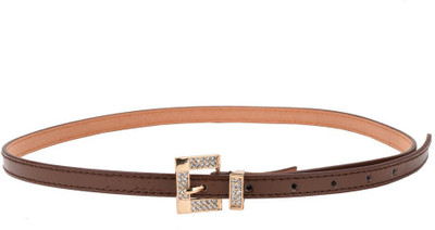 

Tiekart Women Casual Brown Synthetic Belt