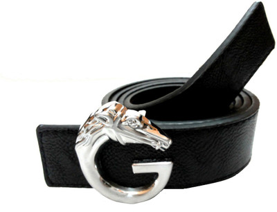

Mode Boys Casual, Formal Black Genuine Leather Reversible Belt, Black-69