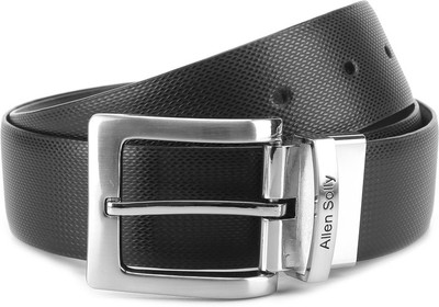 

Allen Solly Men Black Metal Reversible Belt