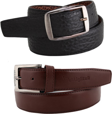 

Elligator Men Casual, Formal, Party Black, Brown Artificial Leather Belt