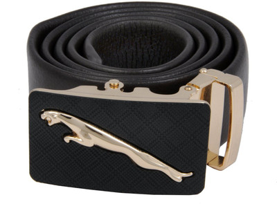 

WOAP Men Casual Black Genuine Leather Belt