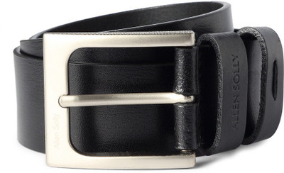 Allen Solly Men Black Genuine Leather Belt