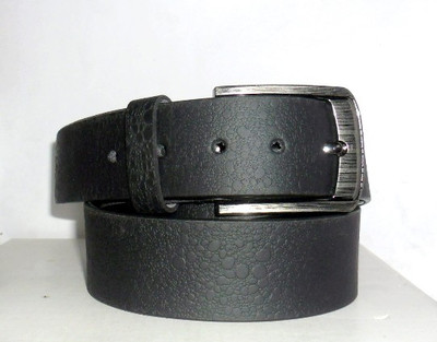 

Troyfashion Men Black Genuine Leather Belt
