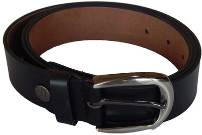 

Shilgrow Men Casual Black Genuine Leather Belt