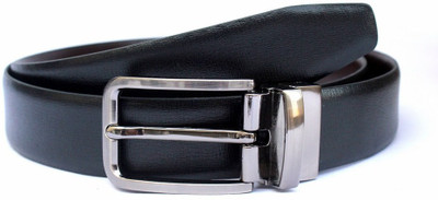 

Tops Men Formal Black, Brown Genuine Leather Reversible Belt, Black and brown