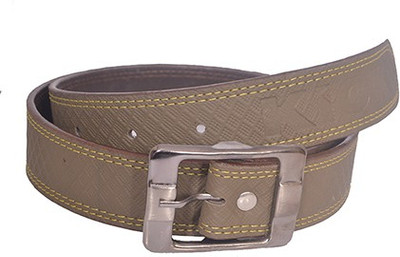 

Aam Shopping Men Grey Artificial Leather Belt