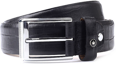 

Louis Philippe Men Black Genuine Leather Belt