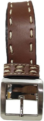 

Revo Men Party Brown Genuine Leather Belt
