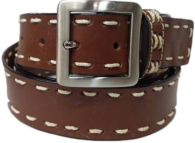 

Revo Men Party Brown Genuine Leather Belt