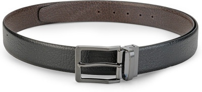 

Teakwood Men Black Genuine Leather Belt