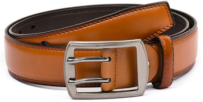 

Buckle Up Men Formal Tan Artificial Leather Belt