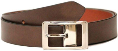 

OODI Men Brown Genuine Leather Belt
