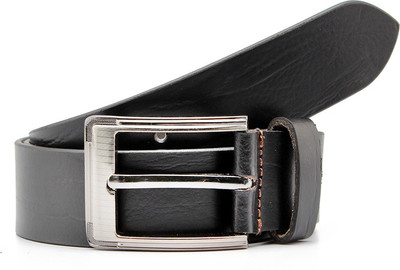 

Junckers Men Formal, Party, Evening Black Genuine Leather Belt