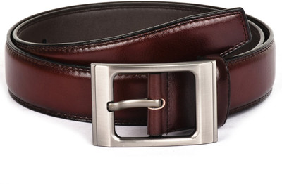 

Buckle Up Men Formal Brown Artificial Leather Belt