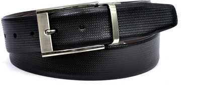 

Pellezzari Men Formal Black, Brown Genuine Leather Reversible Belt