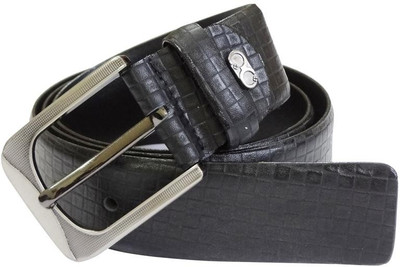 

Revo Men Casual Black Genuine Leather Belt