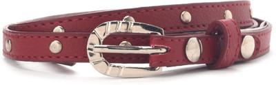 

Baggit Women Maroon Metal Belt, Red