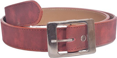 

Aam Shopping Men Red Artificial Leather Belt