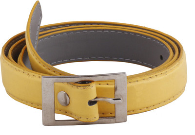 

SRS Women Casual Yellow Artificial Leather Belt, Yellow-14