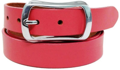 

Midas Women Formal Pink Genuine Leather Belt