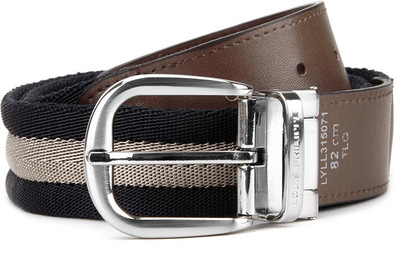 

Louis Philippe Men Beige, Blue, Red Reversible Belt, Red + beige