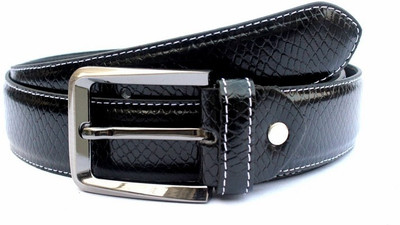 

Tops Men Formal Black Genuine Leather Belt