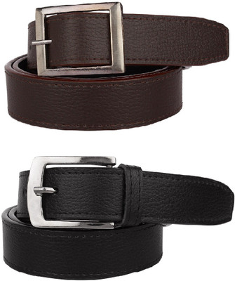 

Rocksy Men Casual Black, Brown Artificial Leather Belt
