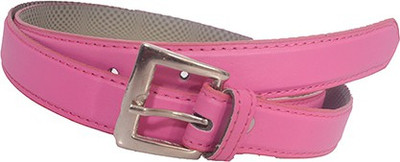 

Aam Shopping Women Pink Artificial Leather Belt