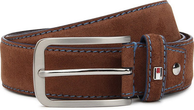 

Tommy Hilfiger Men Casual Brown Genuine Leather Belt, Mouse