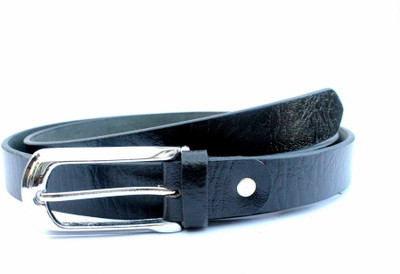 

Tops Men Semi-formal Black Genuine Leather Belt