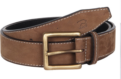 

Kaizu Men Casual Tan Genuine Leather Belt