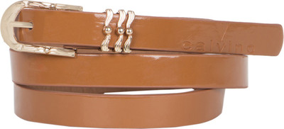 

Calvino Women Casual, Formal Brown Artificial Leather Belt