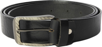 

Haster Men Formal Black Genuine Leather Belt