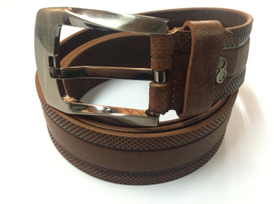

Sir Michele Men Casual Tan Genuine Leather Belt
