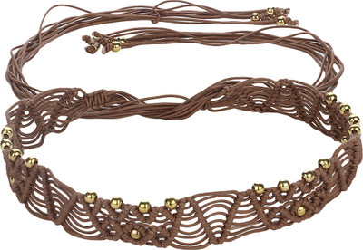 

Jainsons Women Casual Brown Canvas Belt