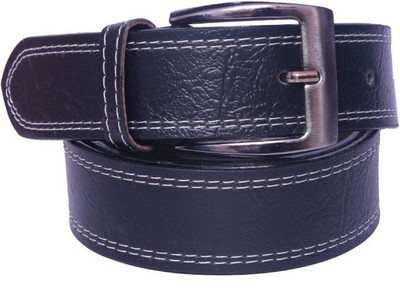

OODI Men Black Artificial Leather Belt