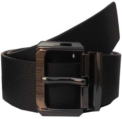 M&Ms Men Formal Black Genuine Leather Belt
