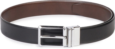 

Buckle Up Men Black Genuine Leather Belt