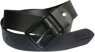 

Garri Men Casual Black Genuine Leather Belt