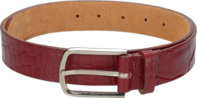 

Phive Rivers Women Casual Maroon Genuine Leather Belt