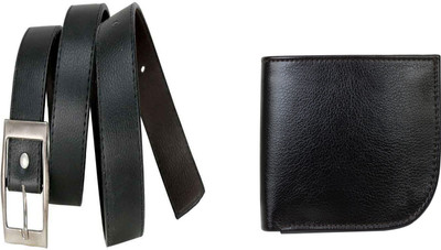 

Howdy Men Formal Black Artificial Leather Belt